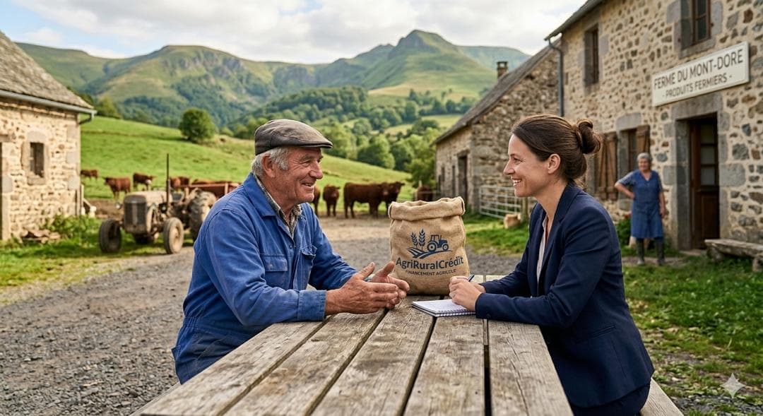 Discussion avec un agriculteur
